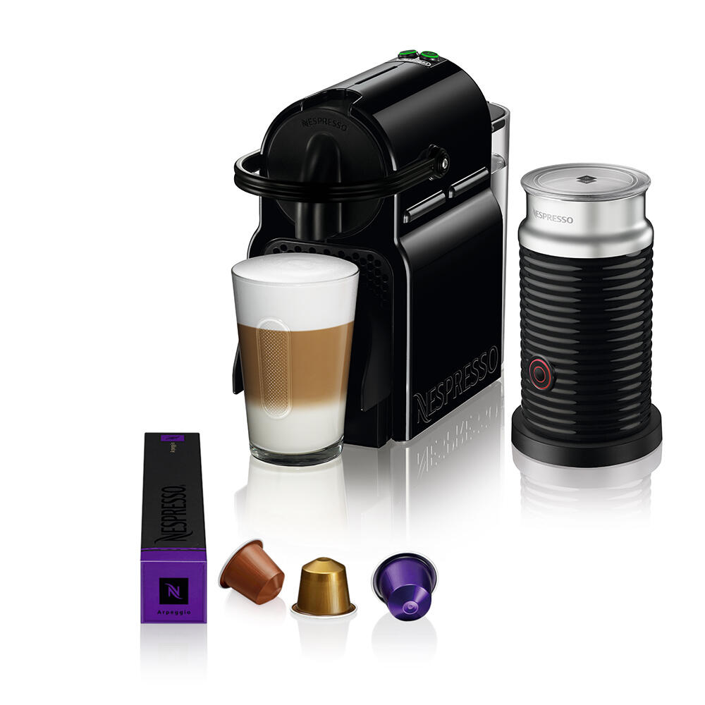De’Longhi Machine à capsules Inissia Aeroccino / EN80.BAE Noir