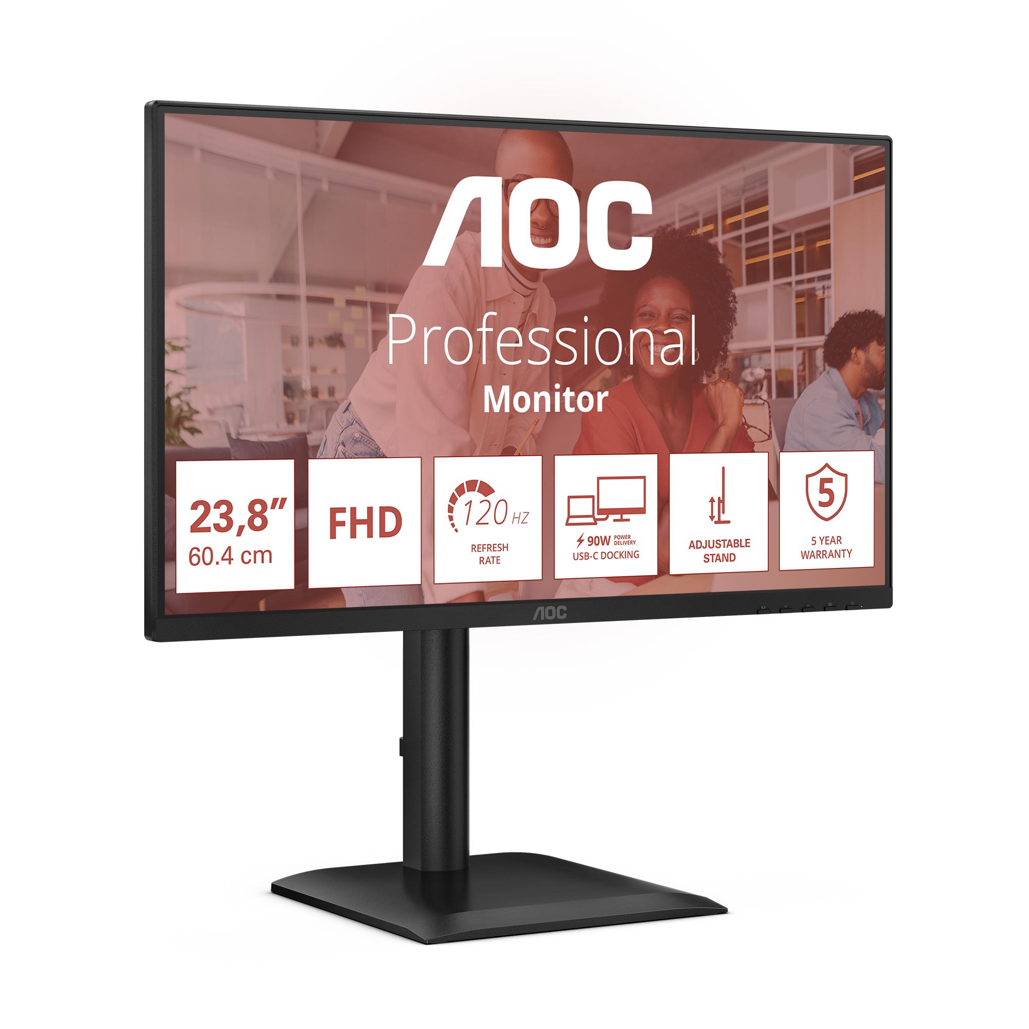 AOC Monitor 24E4CV / 24E4CV Nero