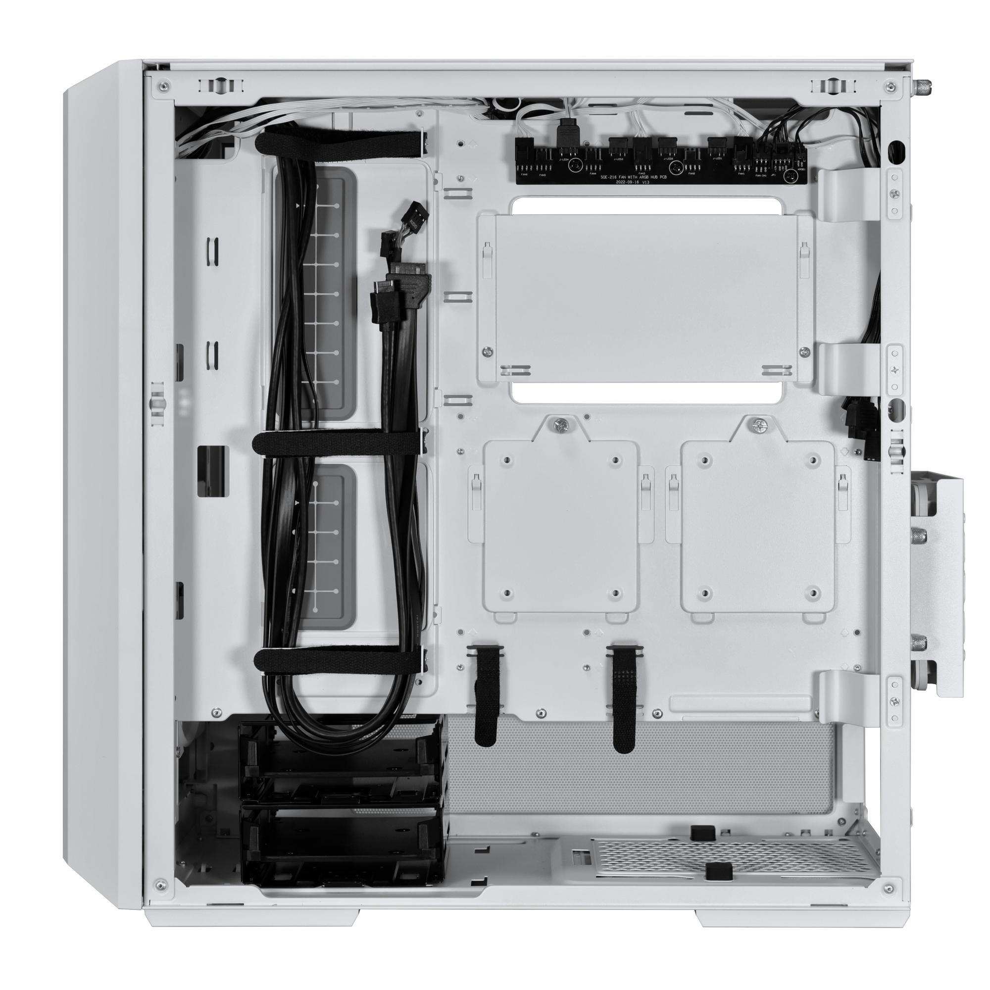 Lian Li PC case Lancool 216R / LAN216RW Transparent, white Standard