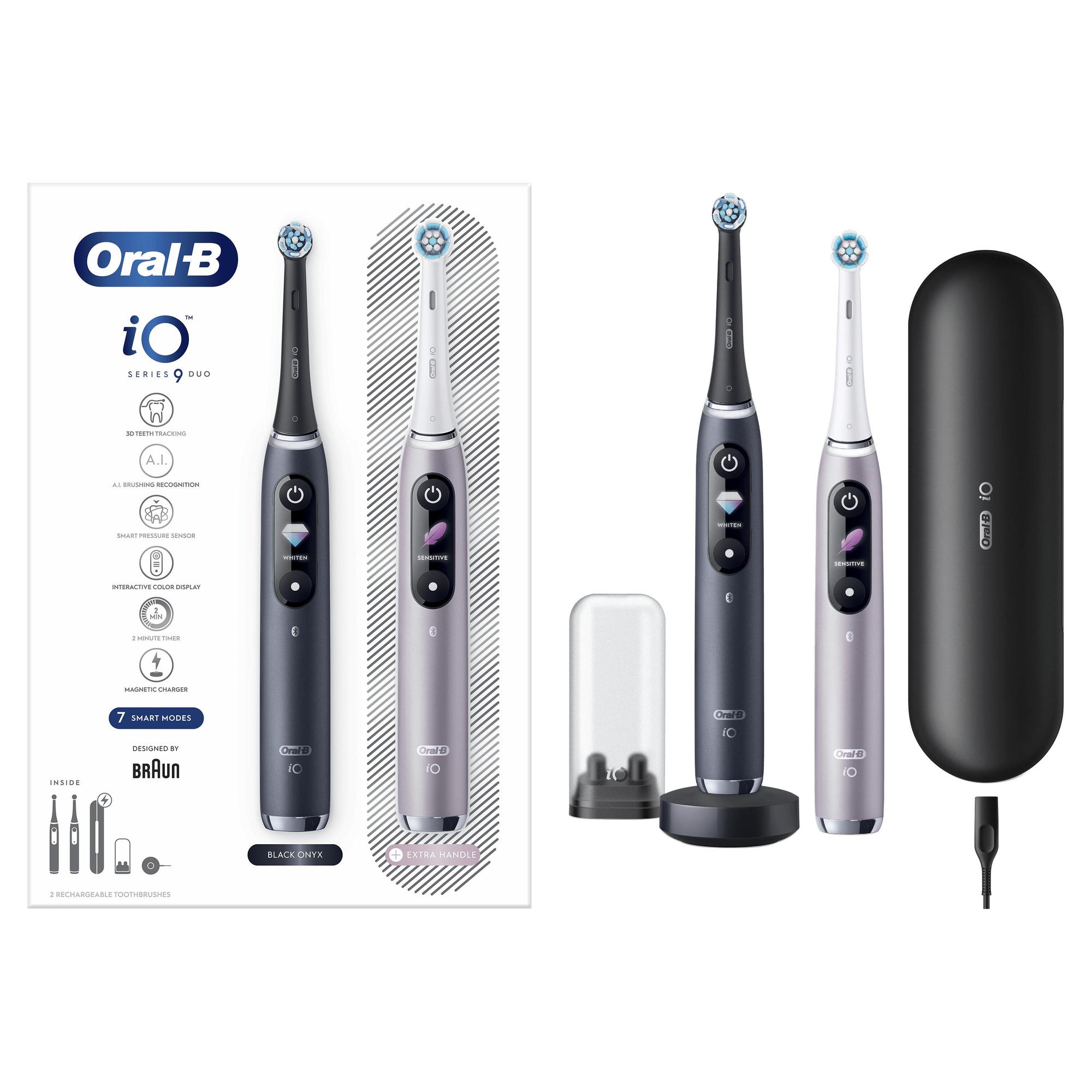 Oral-B Zahnbürste iO Series 9 Duo / 80363731 Schwarz, Silber