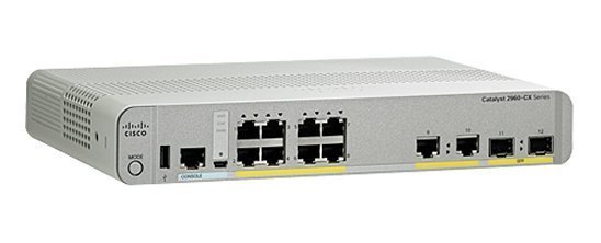 Cisco Switch X29608T / WS-C2960CX-8TC-L Gris