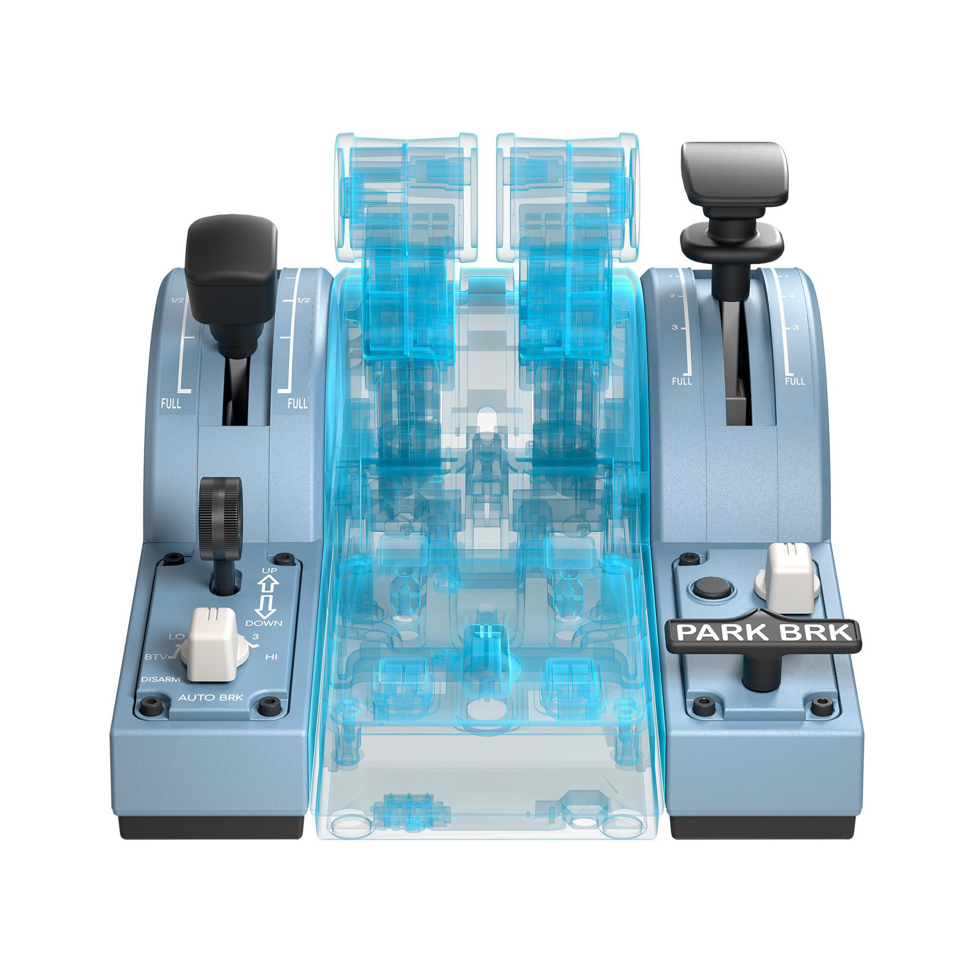 Thrustmaster Contrôleur TCA Quadrant Add-On Airbus Edi / 2960853 Noir, bleu