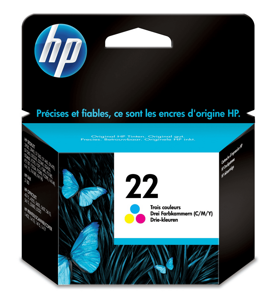 HP Tinta 22 / C9352AE C,M,Y
