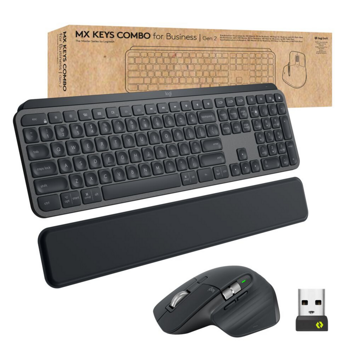 Logitech Set de ratón y teclado MX Keys Business / 920-010926 Negro