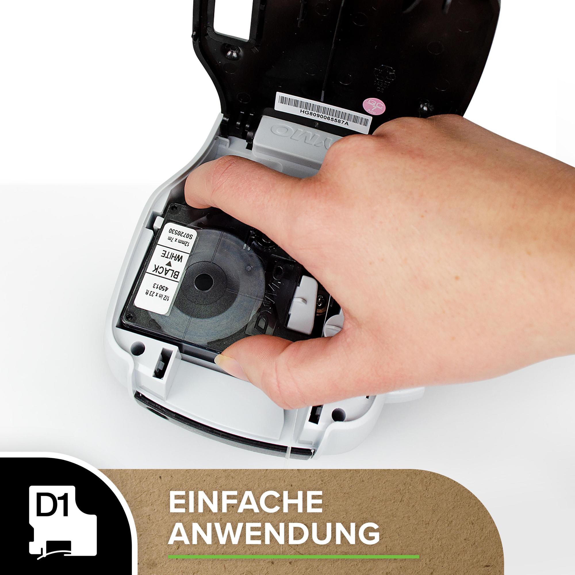 DYMO Etikett 1978364 Schwarz, Weiß