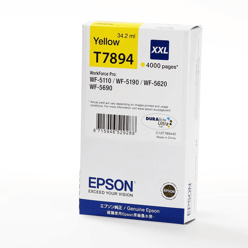 Epson Encre T7894XXL / C13T789440 Jaune