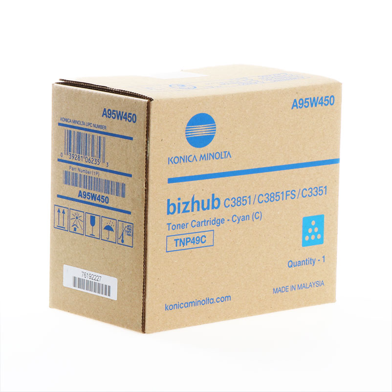 Konica Minolta Toner TNP49C / A95W450 Cyan Konica Minolta Toner TNP49C / A95W450 Cyan