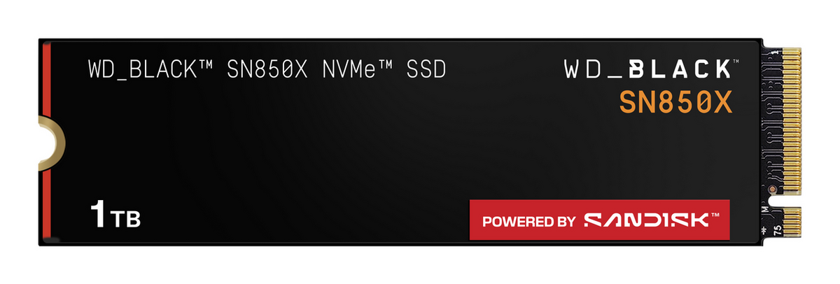 Western Digital M.2 SSD WD Black SN850X / WDS100T2X0E-00BCA0 Mehrfarbig