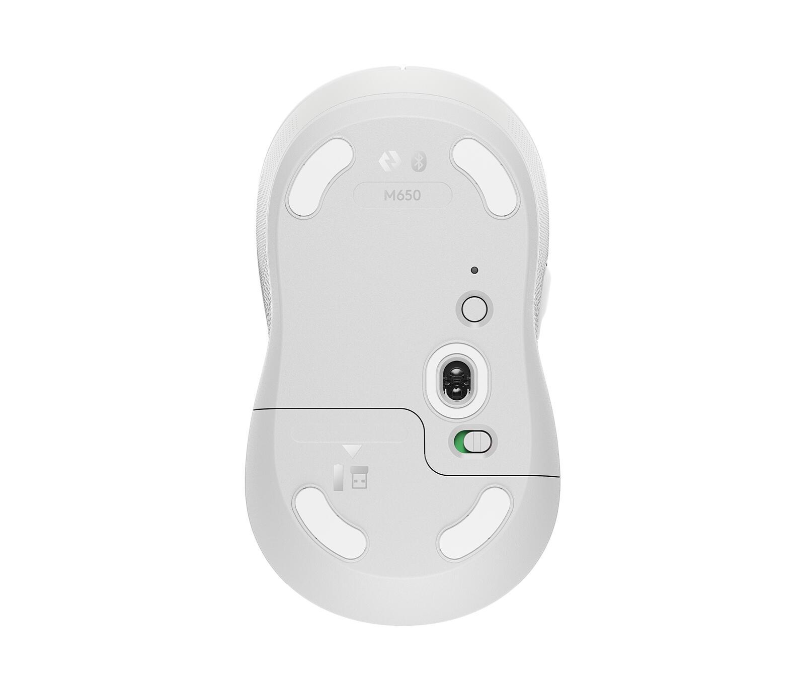 Logitech Mouse M650 Signature / 910-006255 Bianco