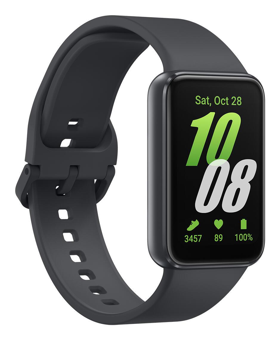 Samsung Indossabile Galaxy Fit3 / SM-R390NZAAEUE Nero 4,06 cm (1,6")