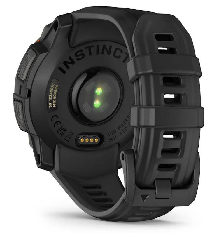 Garmin Indossabile Instinct 3 Solar 45mm / 010-02934-00 Nero, arancione Standard 2,29 cm (0,9")