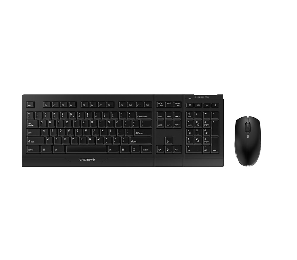 Cherry Mouse and keyboard set UNLTDUS / JD-0410EU-2 Black