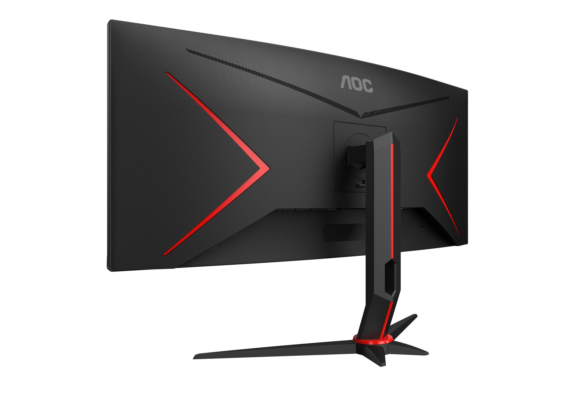 AOC Monitor CU34G2XP/B / CU34G2XP/BK Black, red 86.4 cm (34")