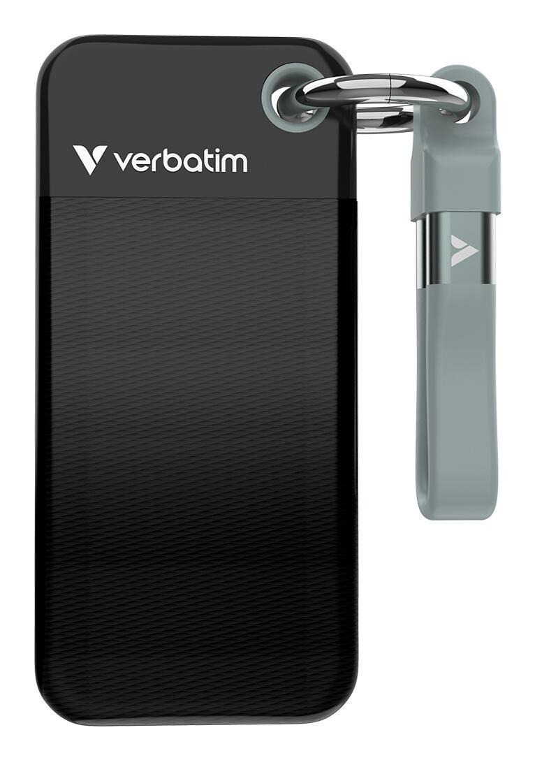 Verbatim Externe SSD Pocket 1TB / 32190 Schwarz, Grau