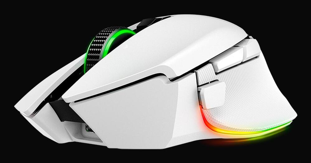 Razer Maus Basilisk V3 Pro 35K White Ed. / RZ01-05240200-R3G1 Weiß