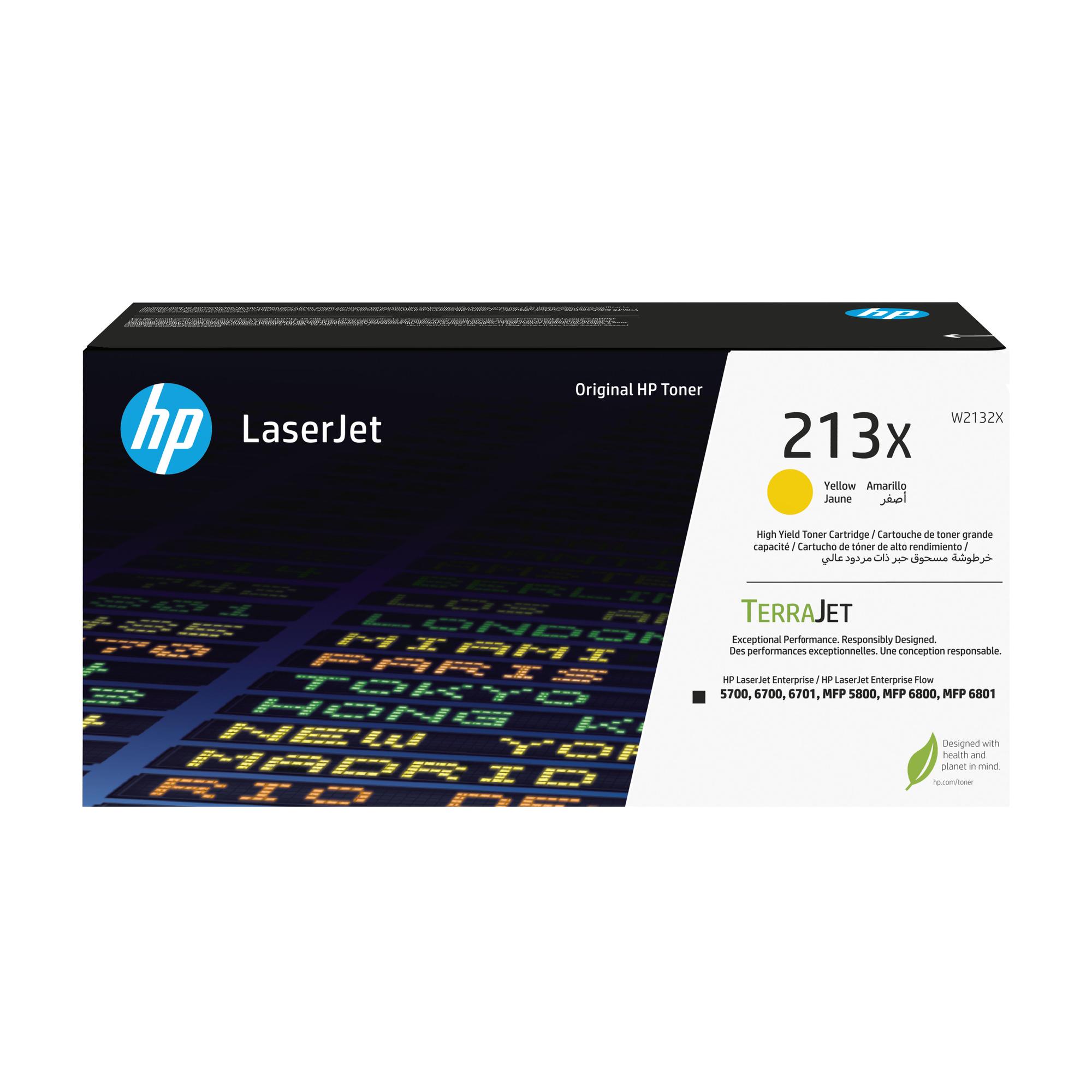 HP Toner 213X / W2132X Yellow