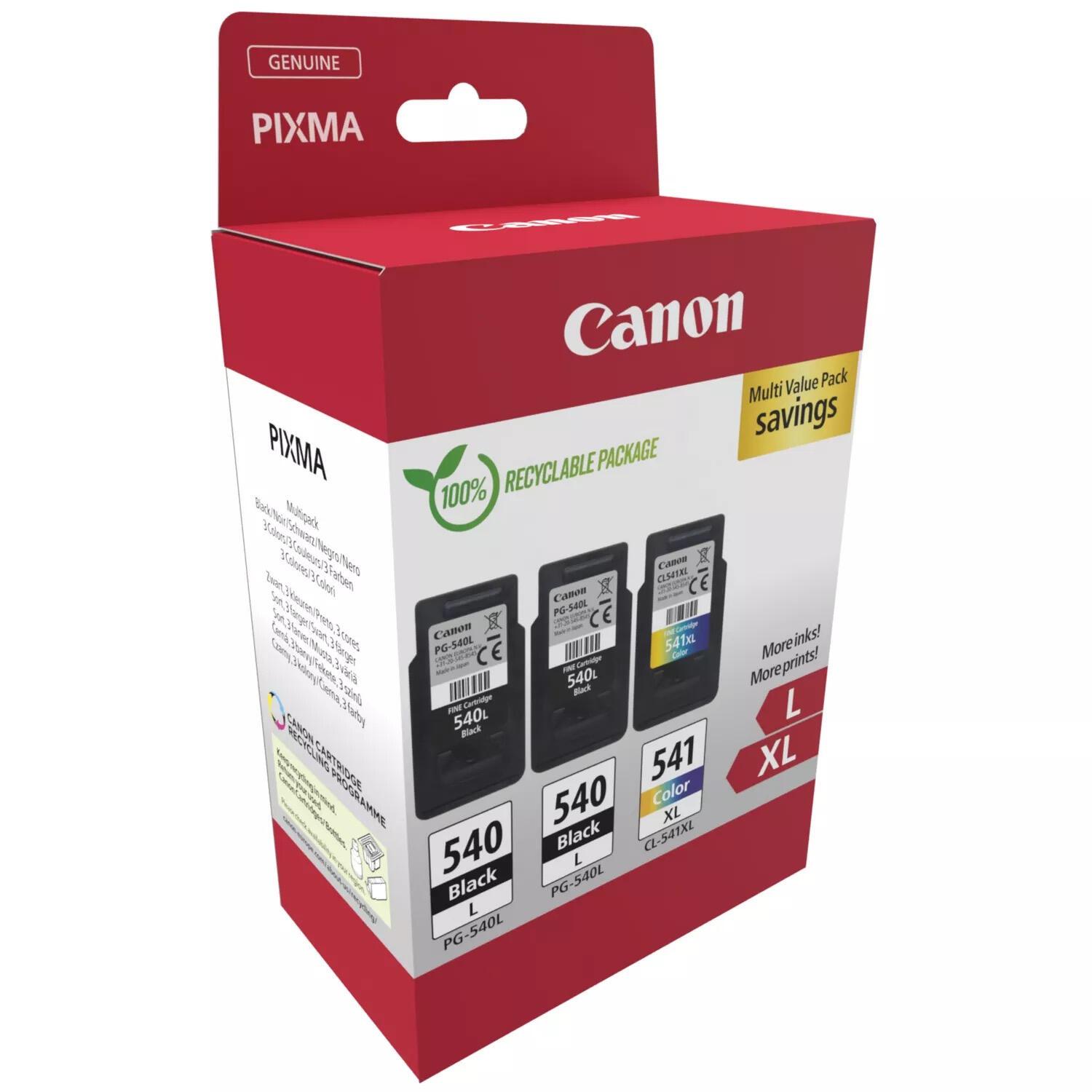 Canon Ink PG-540L/CL-541XL / 5224B017 BK,C,M,Y XL Multipack
