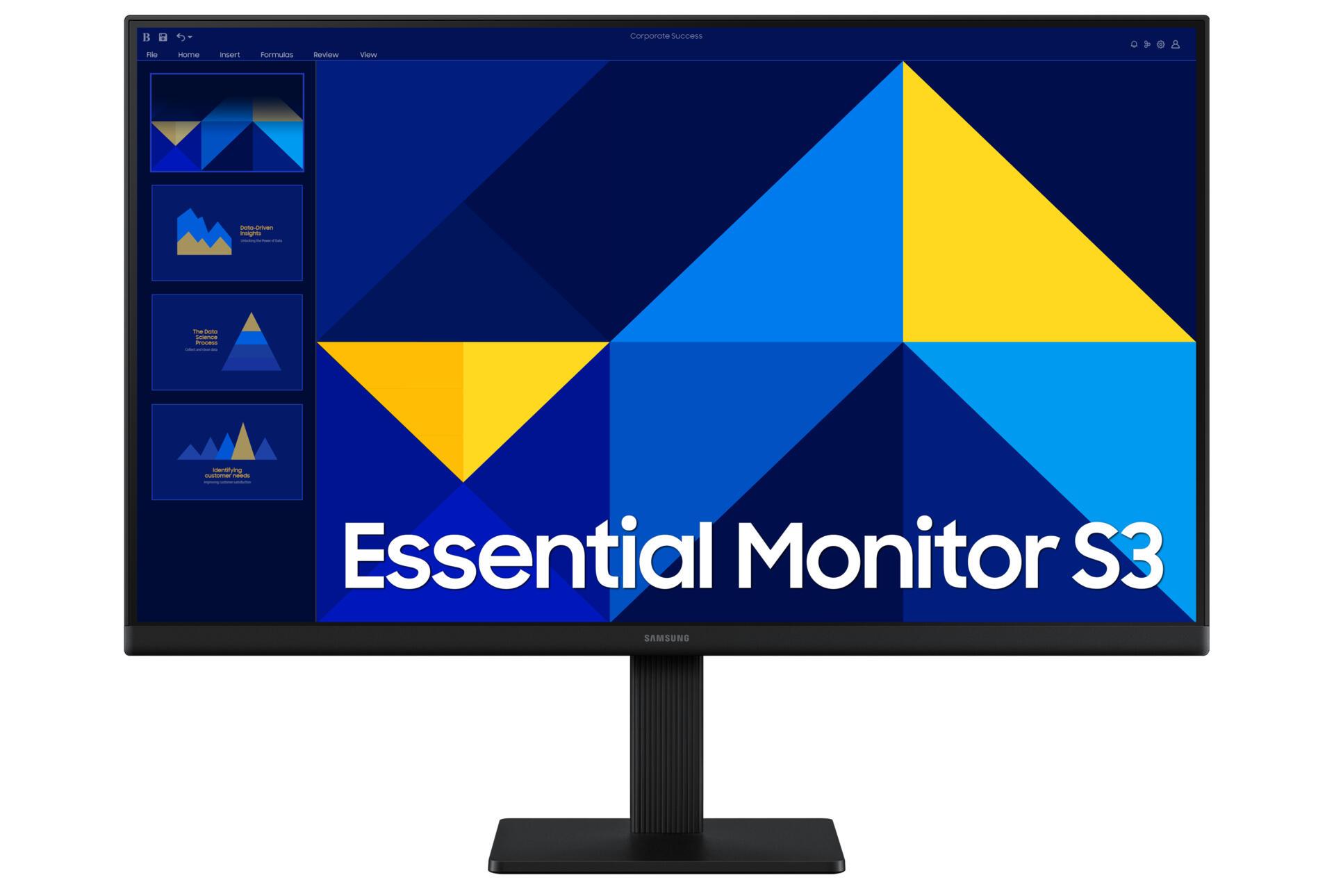 Samsung Monitor S24D300GAU / LS24D300GAUXEN Schwarz 61 cm (24")