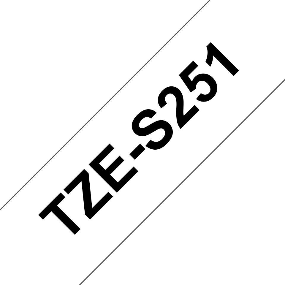 Brother Colour ribbon TZE-S251 / TZES251 Black, white