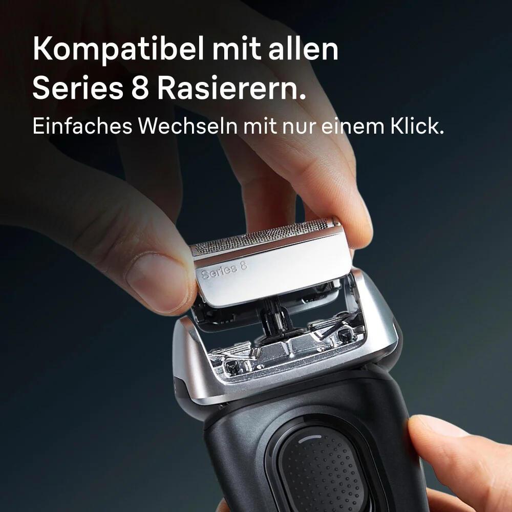 Braun Lame de rasoir Kombipack 83M / 879743 Noir, acier inoxydable Standard