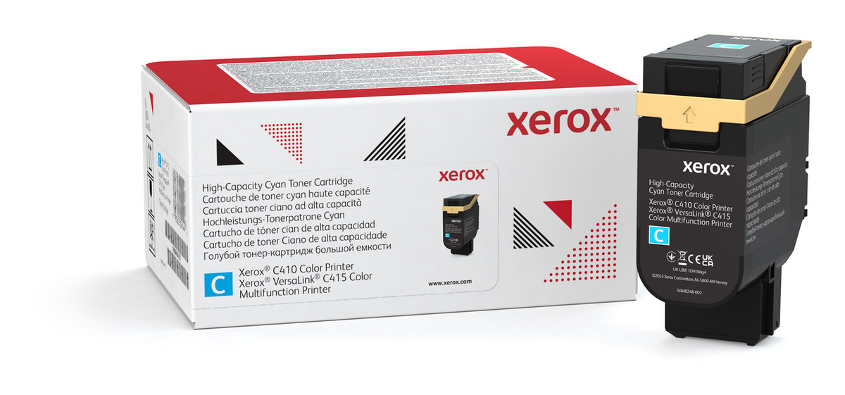 Xerox Toner C 410 high capacity / 006R04686 Cyan Xerox Toner C 410 high capacity / 006R04686 Cyan