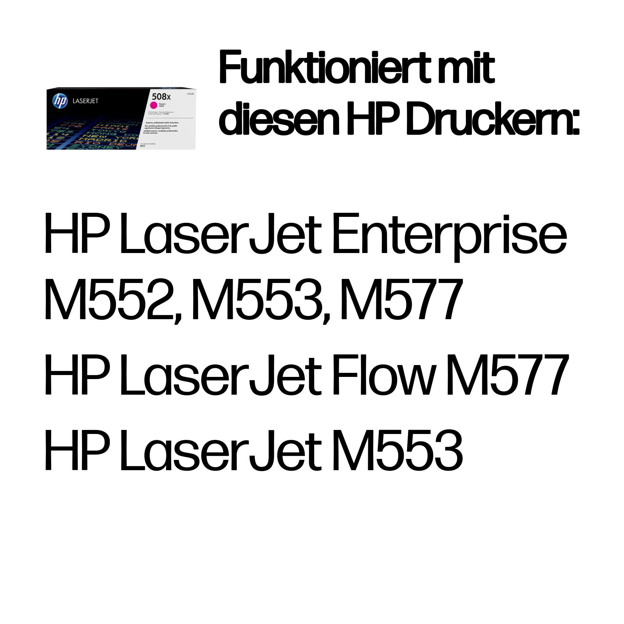 HP Toner 508X / CF363X Magenta Standard