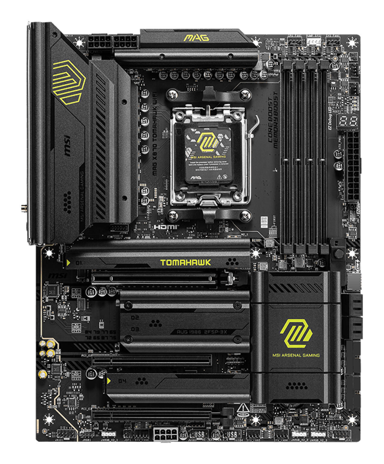 MSI Scheda madre MAG X870 Tomahawk WiFi / 7E51-001R Nero
