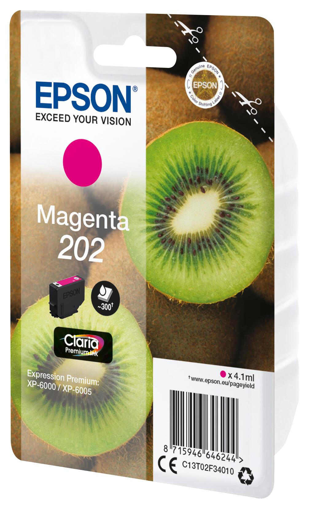 Epson Inchiostro 202 / C13T02F34010 Magenta Standard
