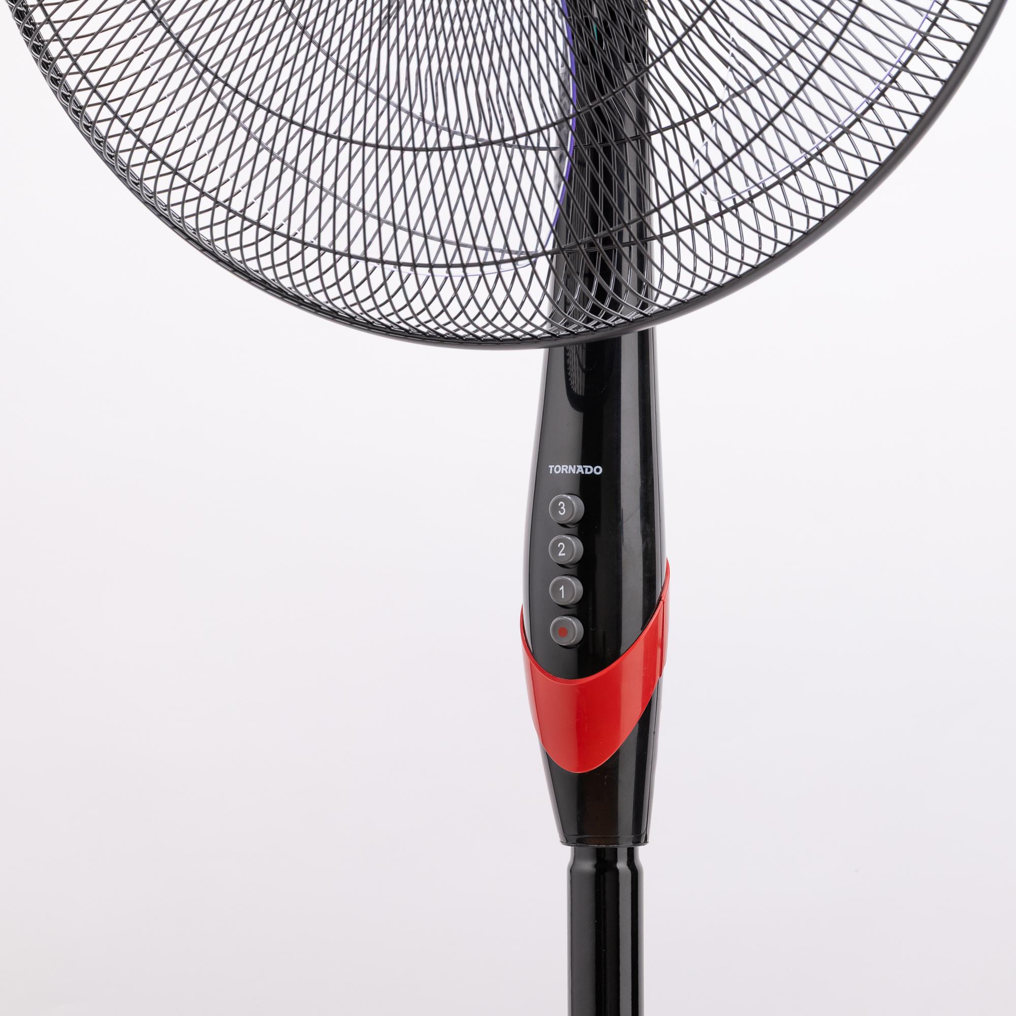 TORNADO Ventilador TSF-18XW / TSF-18XW Negro, rojo