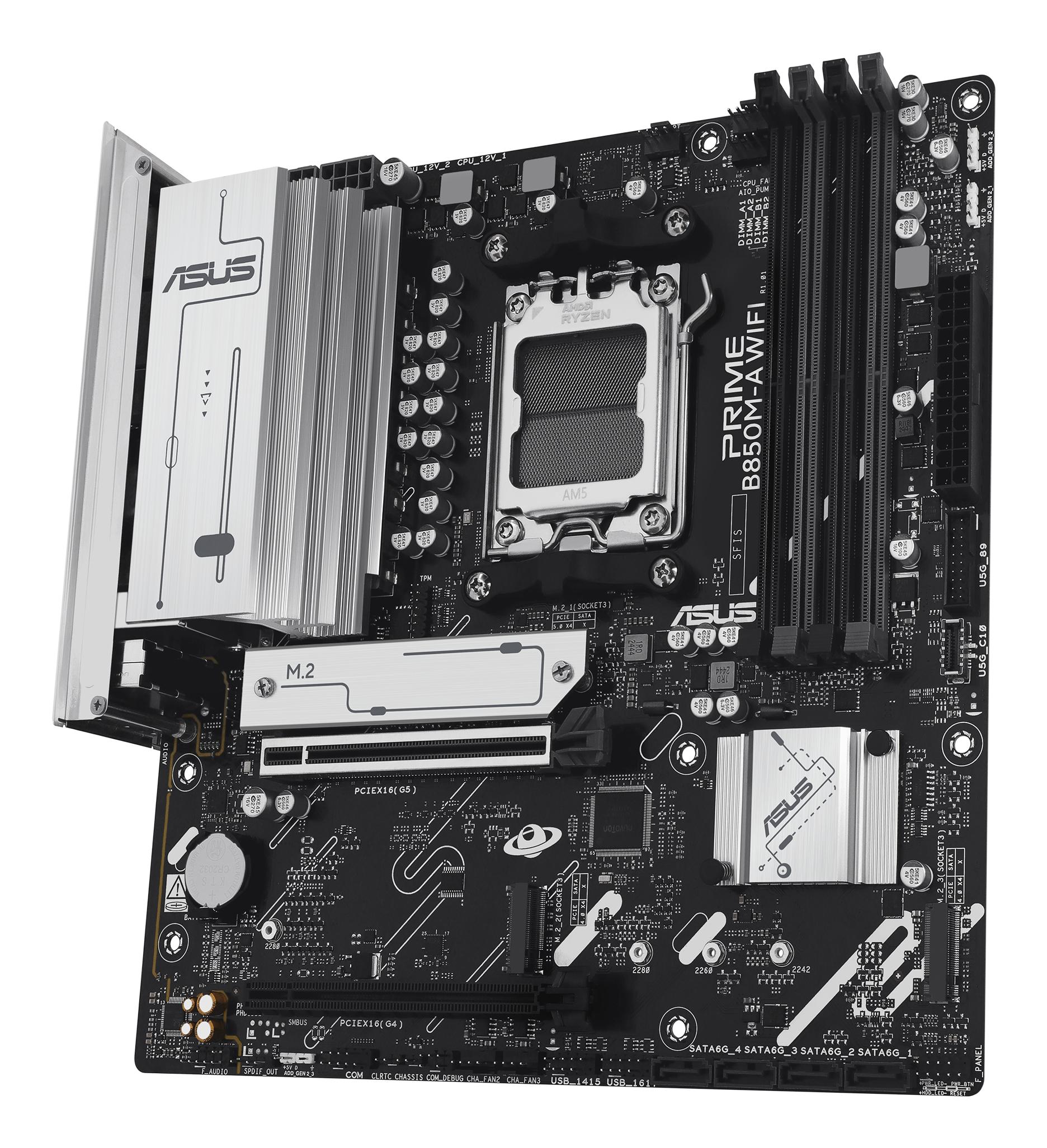 ASUS Carte mère PRIME B850M-A WIFI / 90MB1LN0-M0EAY0 Multicolore