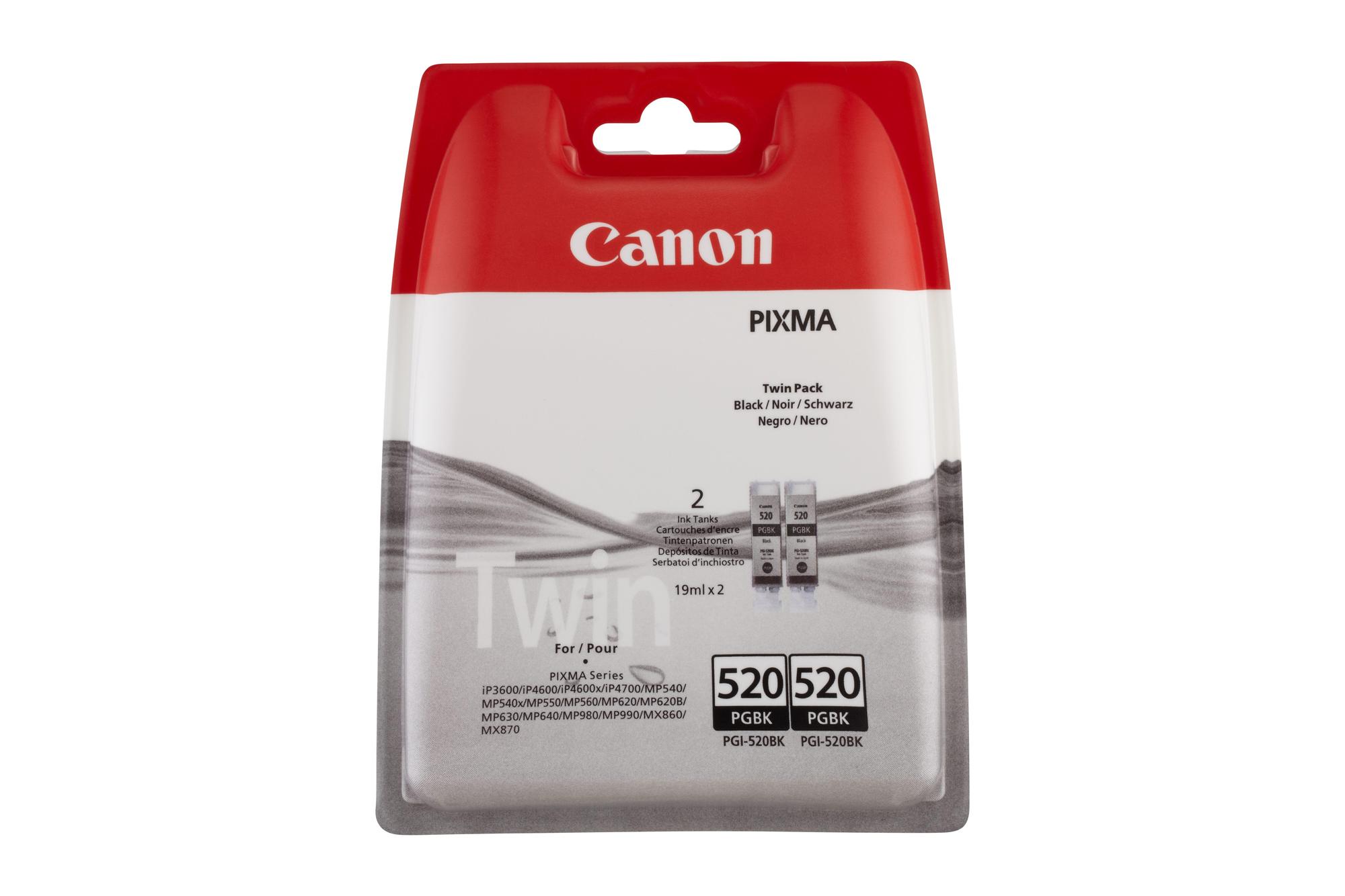 Canon Ink PGI-520 / 2932B012 Black Doppelpack