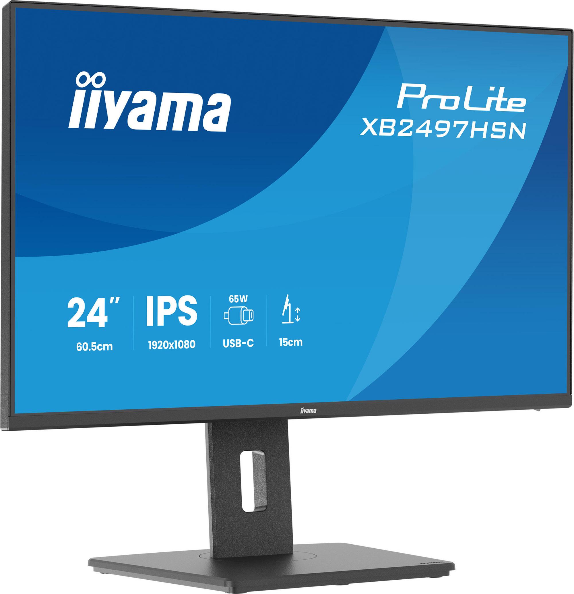iiyama Monitor XB2497HSN-B1 / XB2497HSN-B1 Black Standard 60.5 cm (23.8")