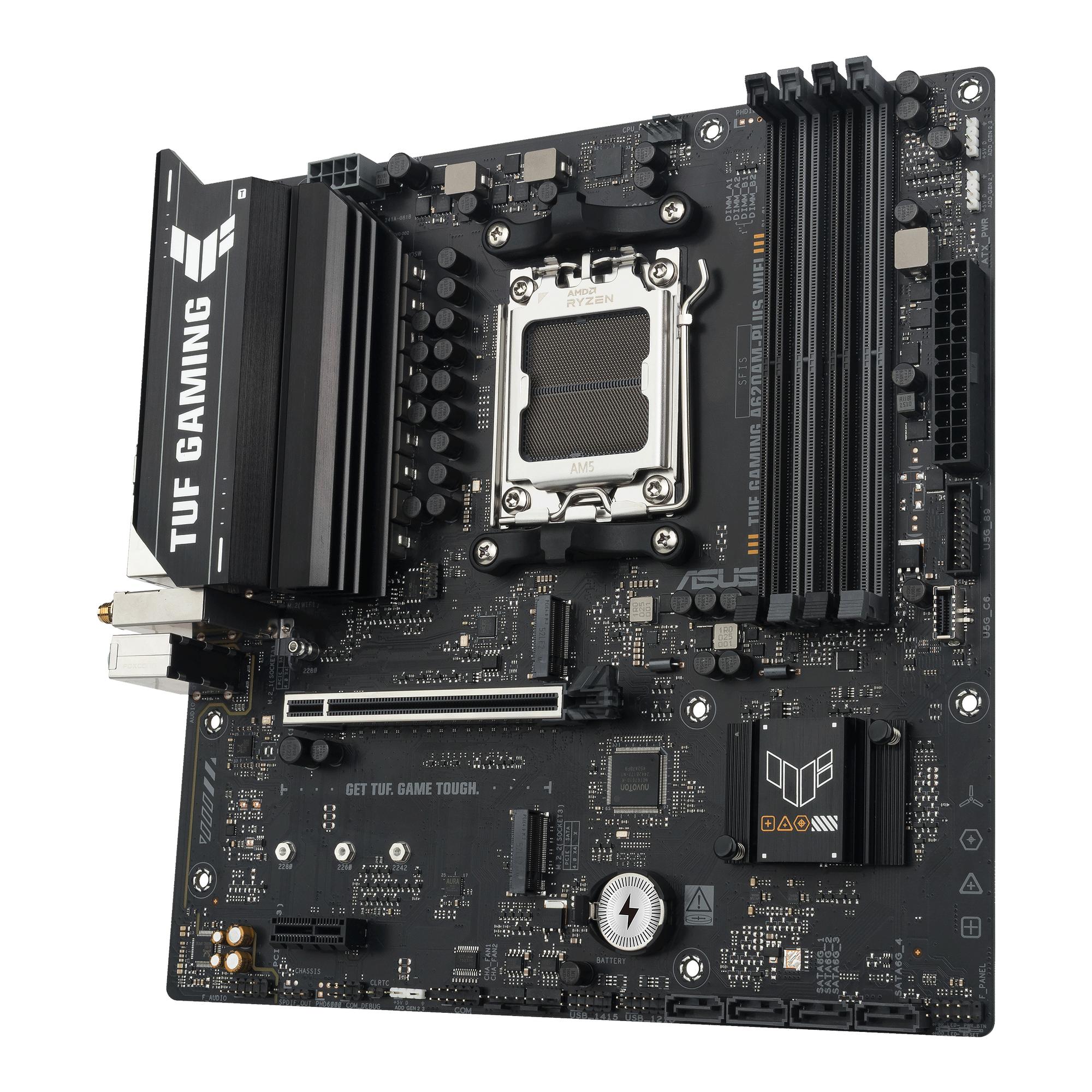 ASUS Carte mère TUF GAMING A620AM-PLUS WIFI mATX / 90MB1MZ0-M0EAY0