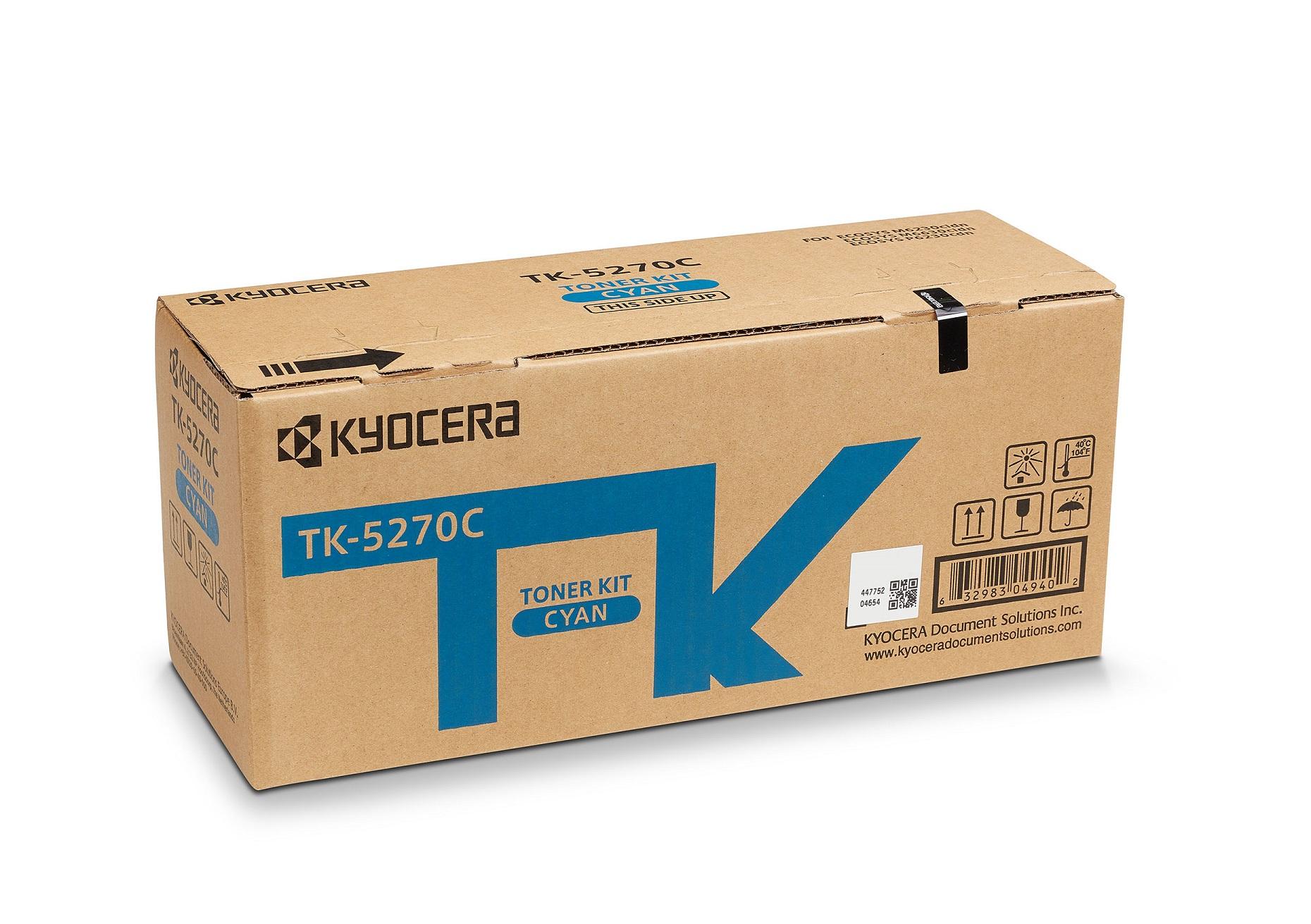 KYOCERA Tóner TK-5270C / 1T02TVCNL0 Cian