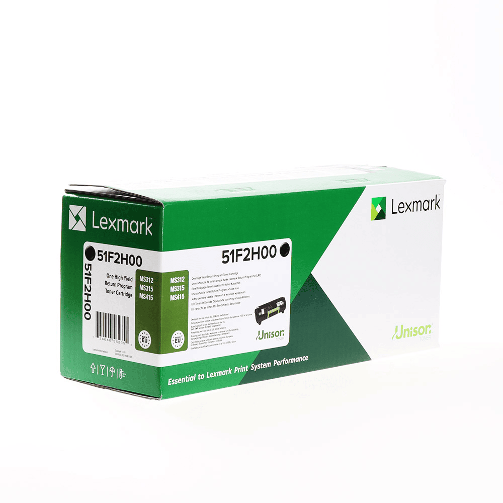 Lexmark Tóner 512HE / 51F2H00 Negro