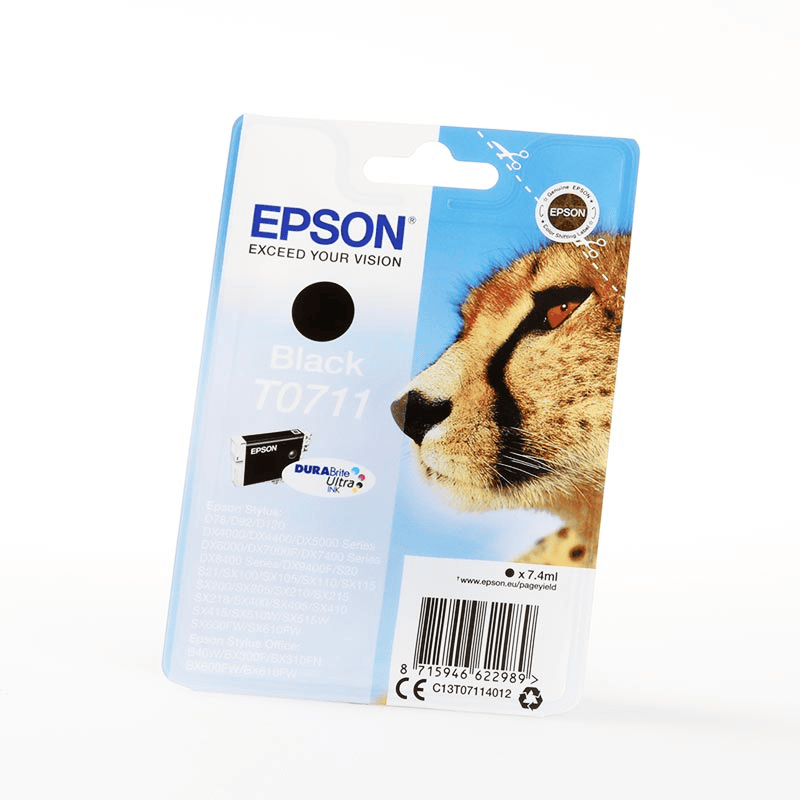 Epson Tinta T0711 / C13T07114012 Negro