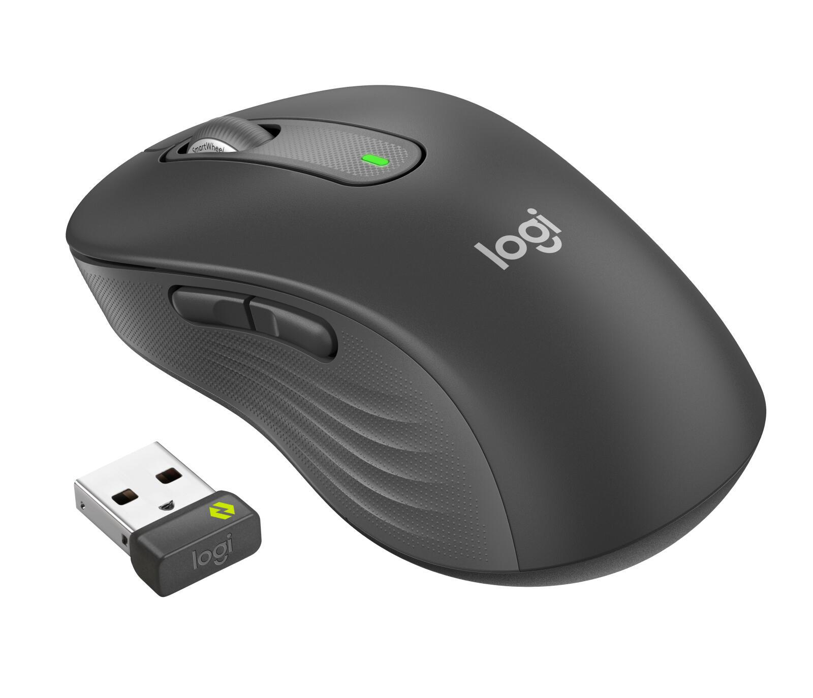 Logitech Ratón M650 Signature L Business / 910-006348 Grafito