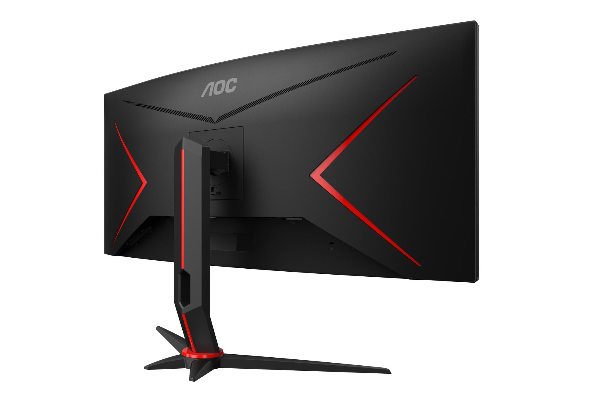 AOC Monitor CU34G2XP/B / CU34G2XP/BK Black, red 86.4 cm (34")