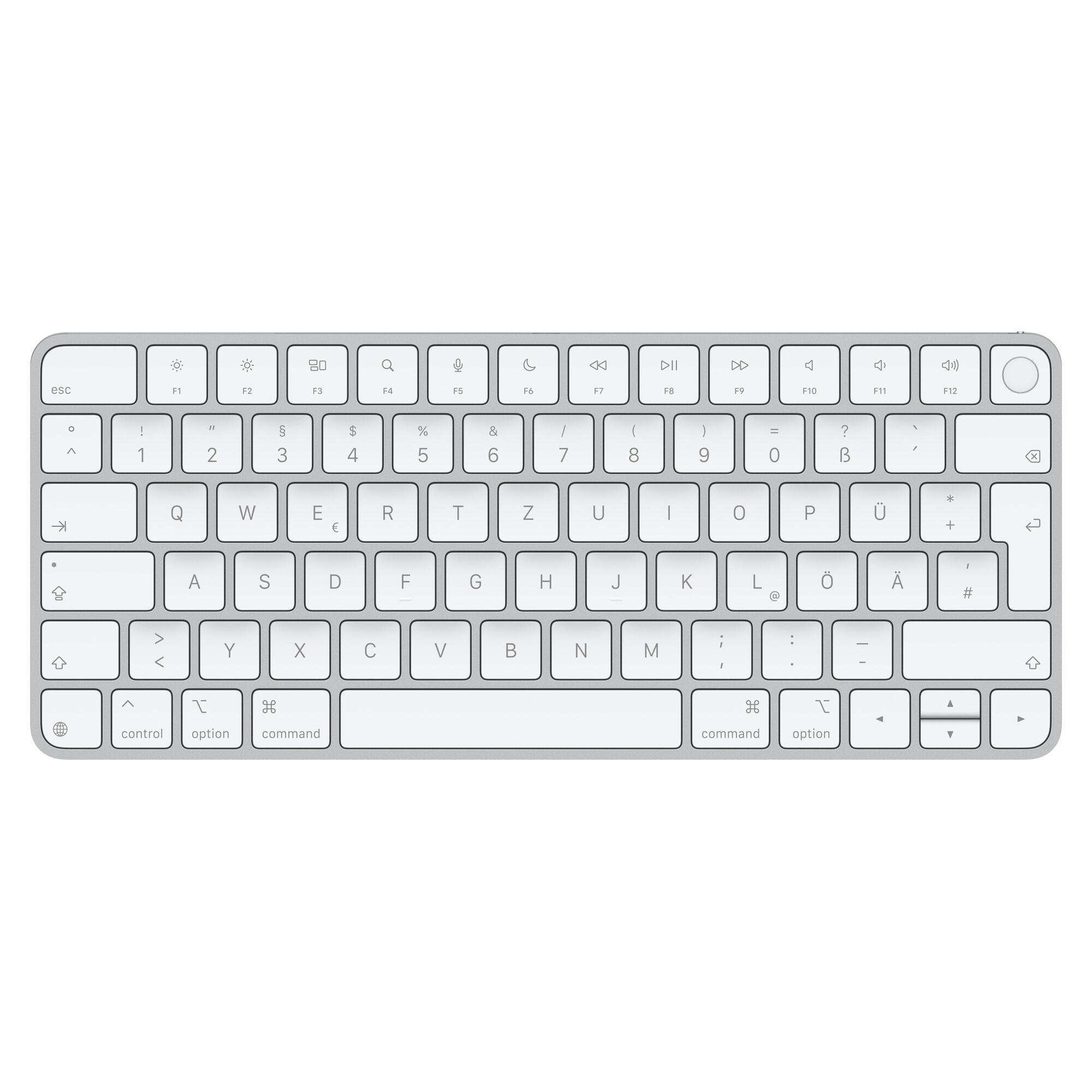 Apple Tastatur Magic Keyboard/TouchID / MXCK3D/A Silber, Weiß