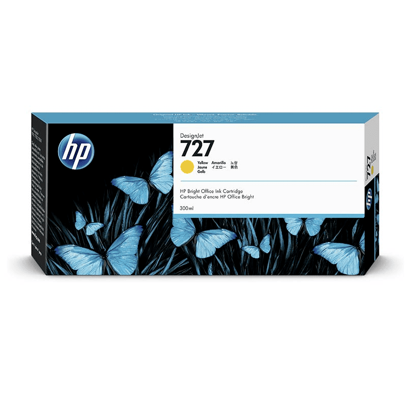 HP Ink 727 / F9J78A Yellow