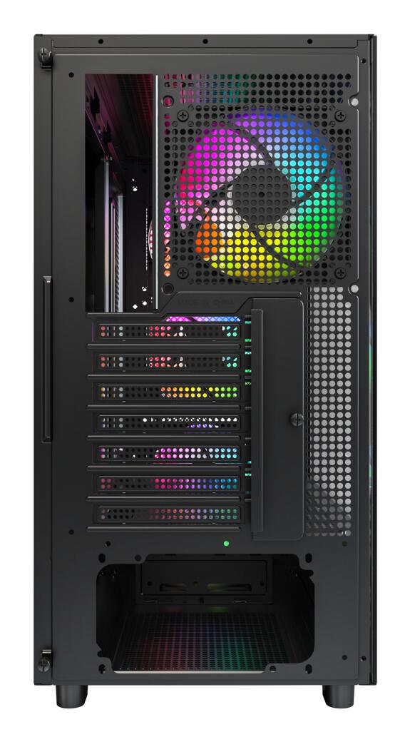 Montech PC-Gehäuse XR Wood / XR WOOD (B) Schwarz