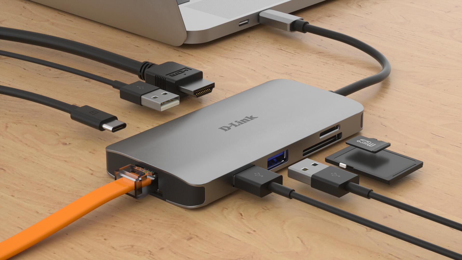 D-Link Stazione docking DUB-M810 Alluminio
