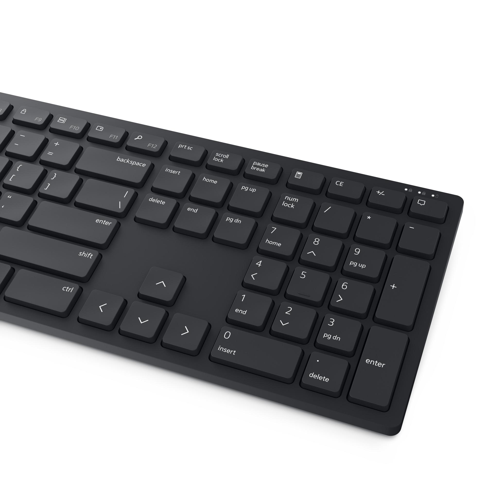 DELL Maus- und Tastatur-Set KM5221W US-Int RTL / 580-AJRC Schwarz