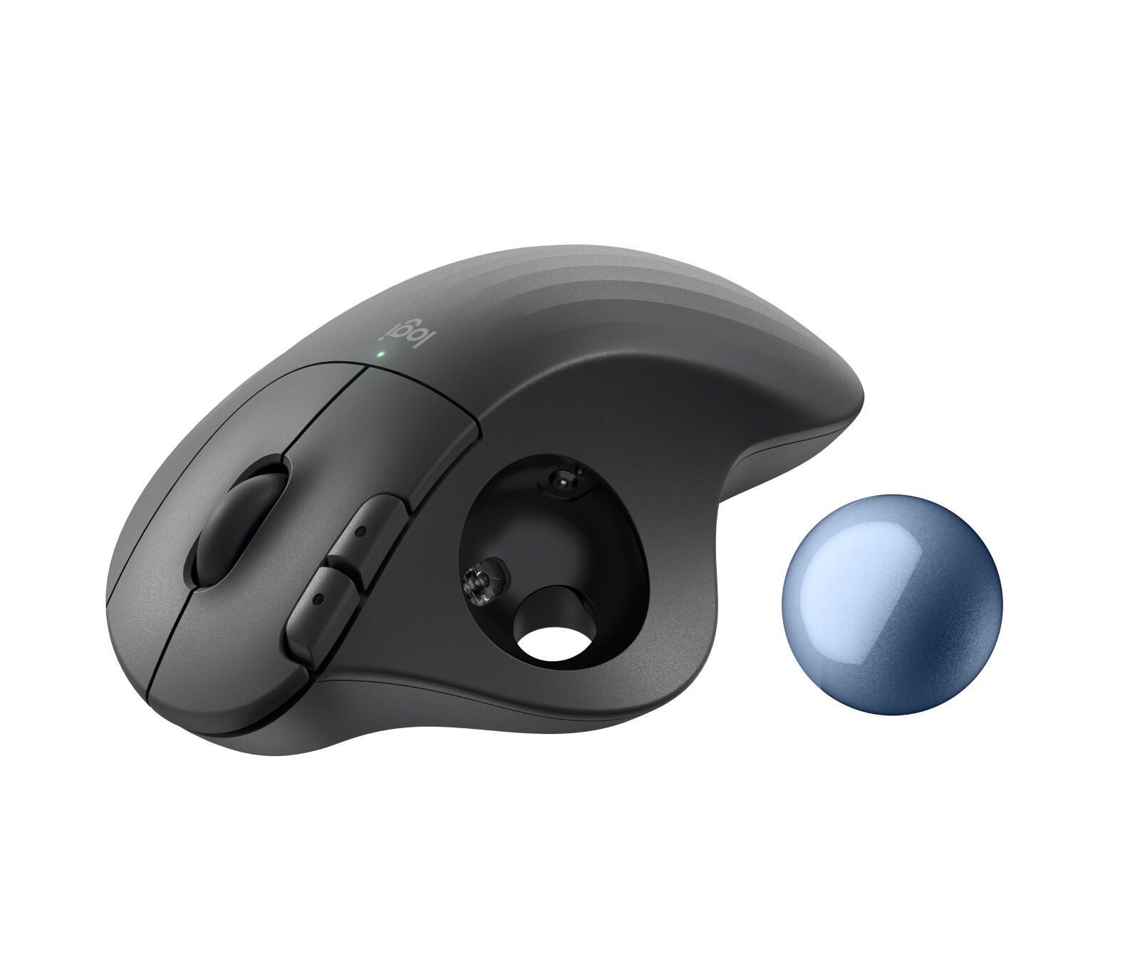 Logitech Ratón M575 Ergo Business / 910-006221 Grafito