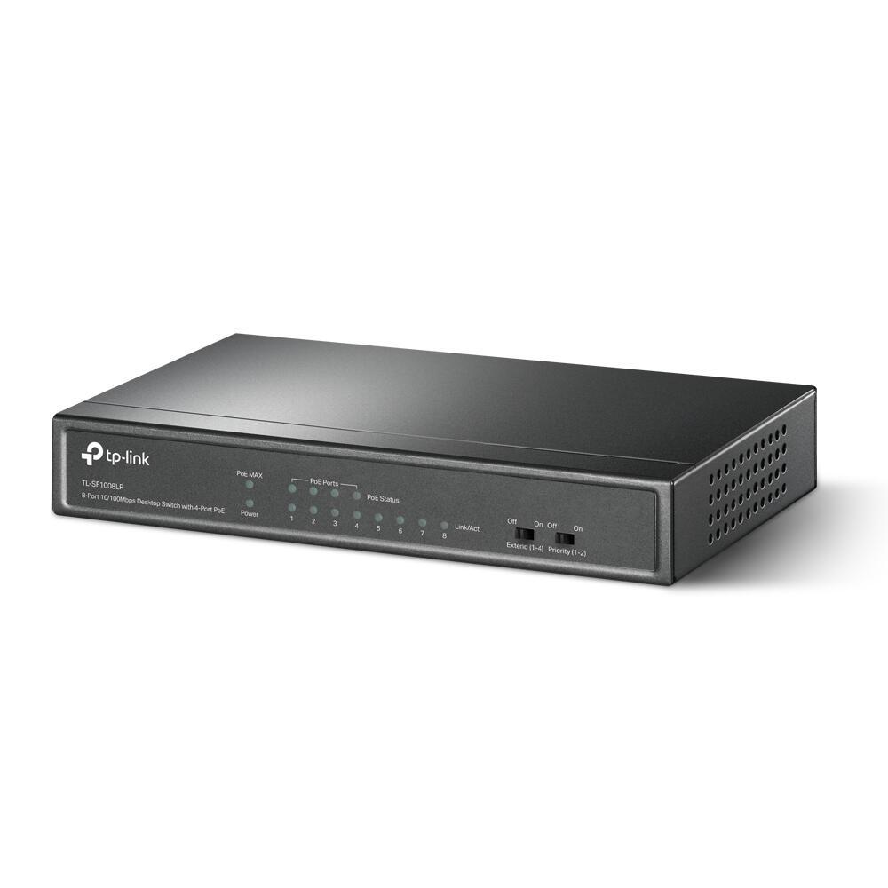 TP-Link Interruttore TL-SF1008LP / TL-SF1008LP Nero