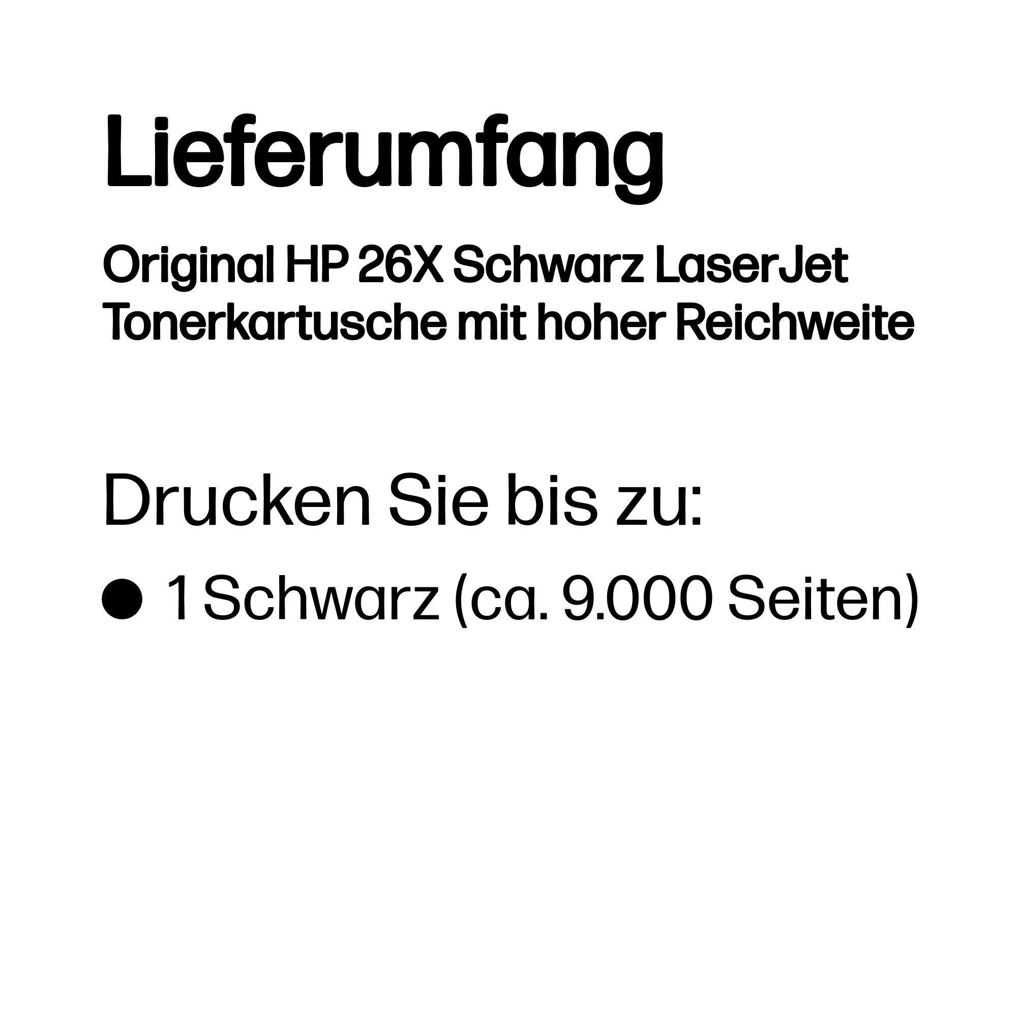 HP Toner 26X / CF226X Black XL