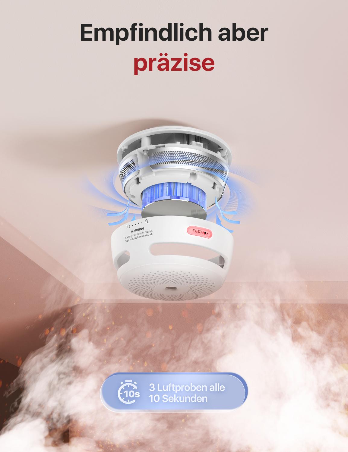 X-Sense Smoke detector XS01 / ZASXS00172WEU White