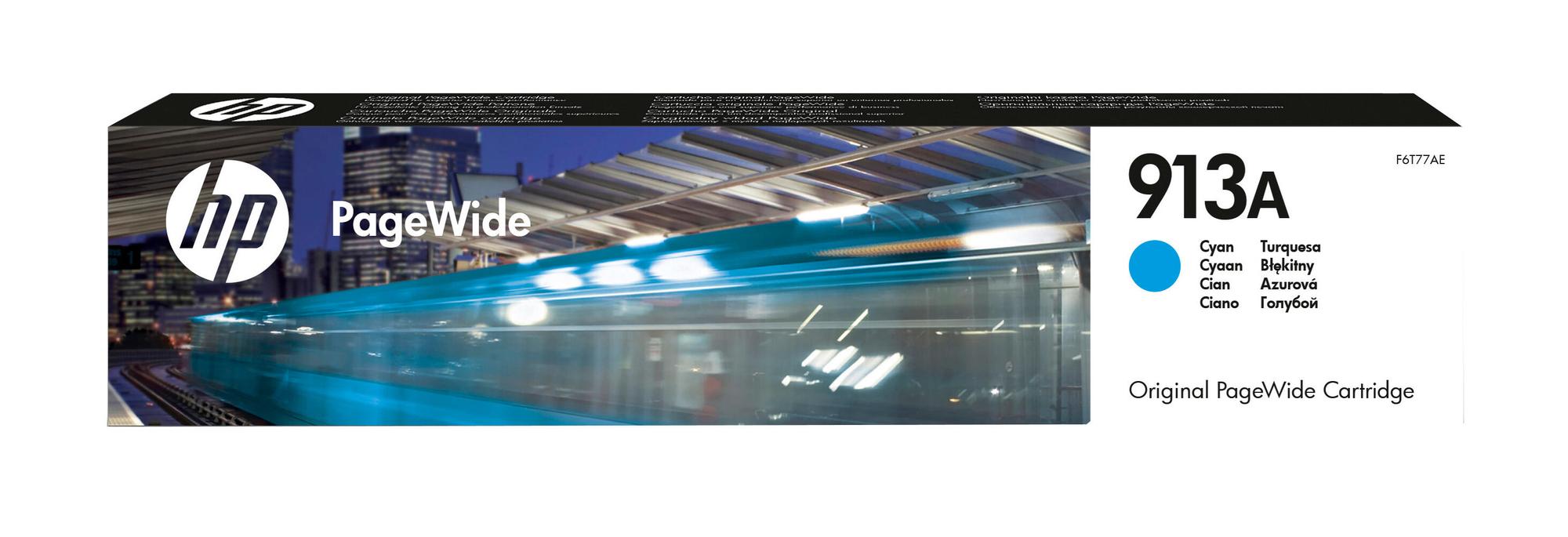 HP Encre 913A / F6T77AE Cyan Standard