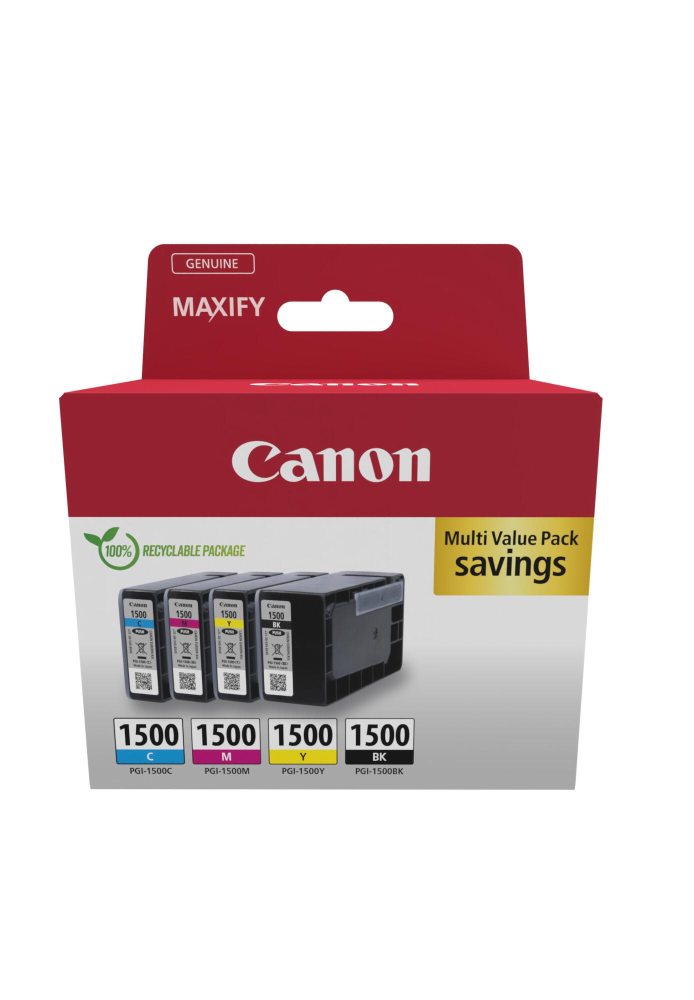 Canon Ink PGI-1500 / 9218B006 BK,C,M,Y Standard