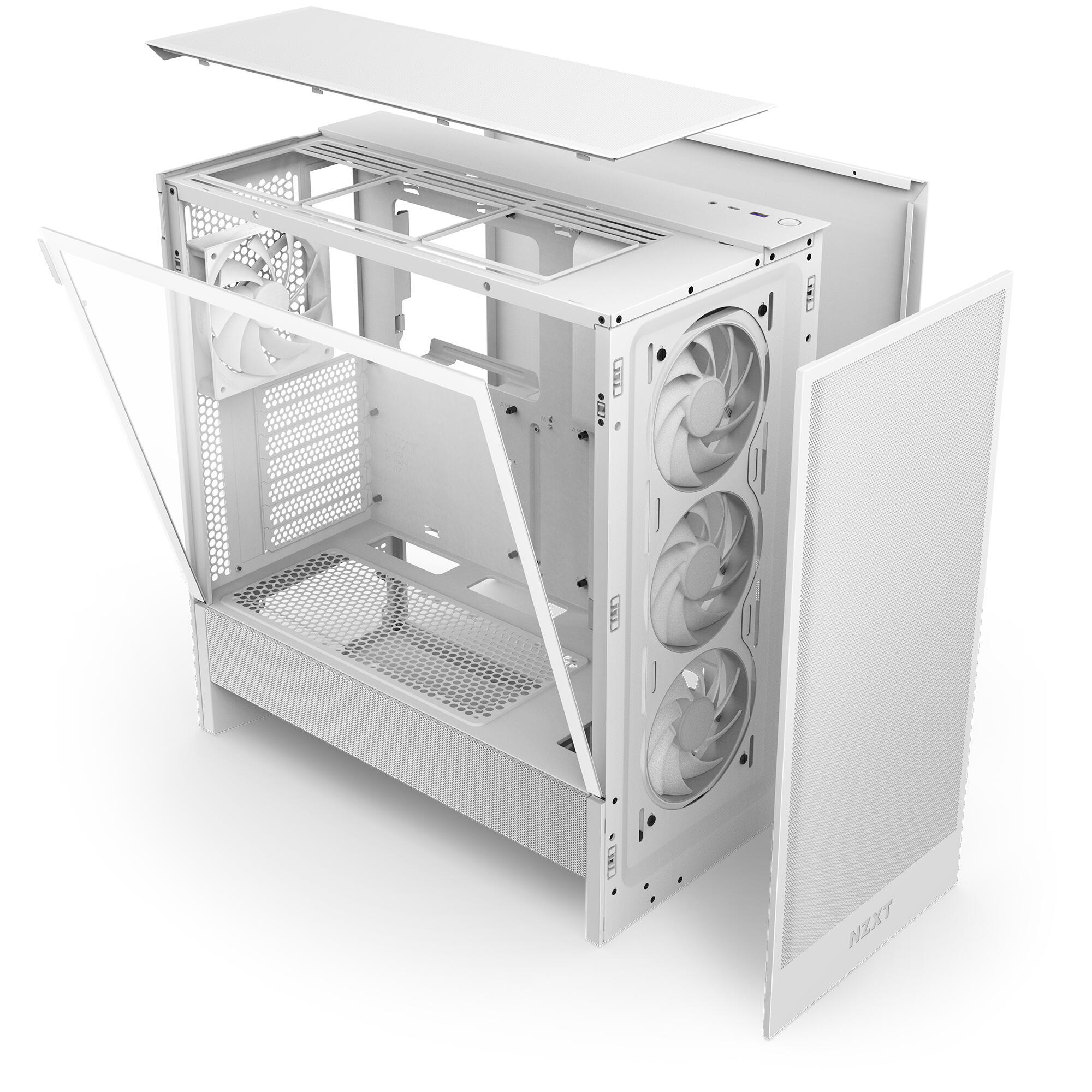 NZXT Alloggiamento per PC H series H5 Flow / CC-H52FW-01 Bianco